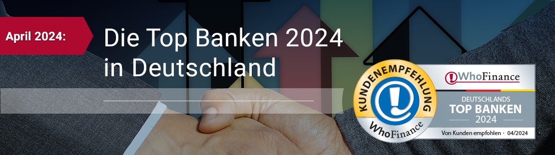 April 2024: Die besten Banken in Deutschland 2024